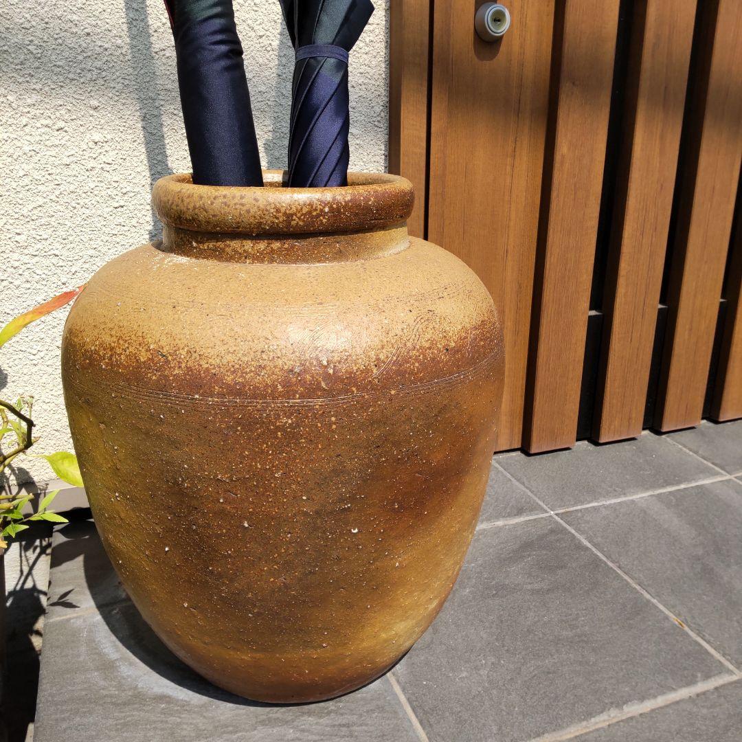 訳あり陶器製 傘立て 　引き取り希望