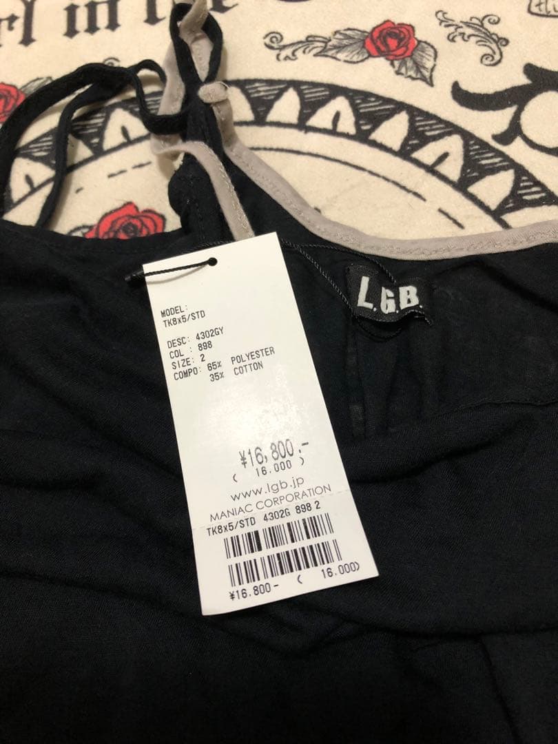 新品未使用タグ付き【LGB】ルグランブルー　キャミソール アシンメトリック