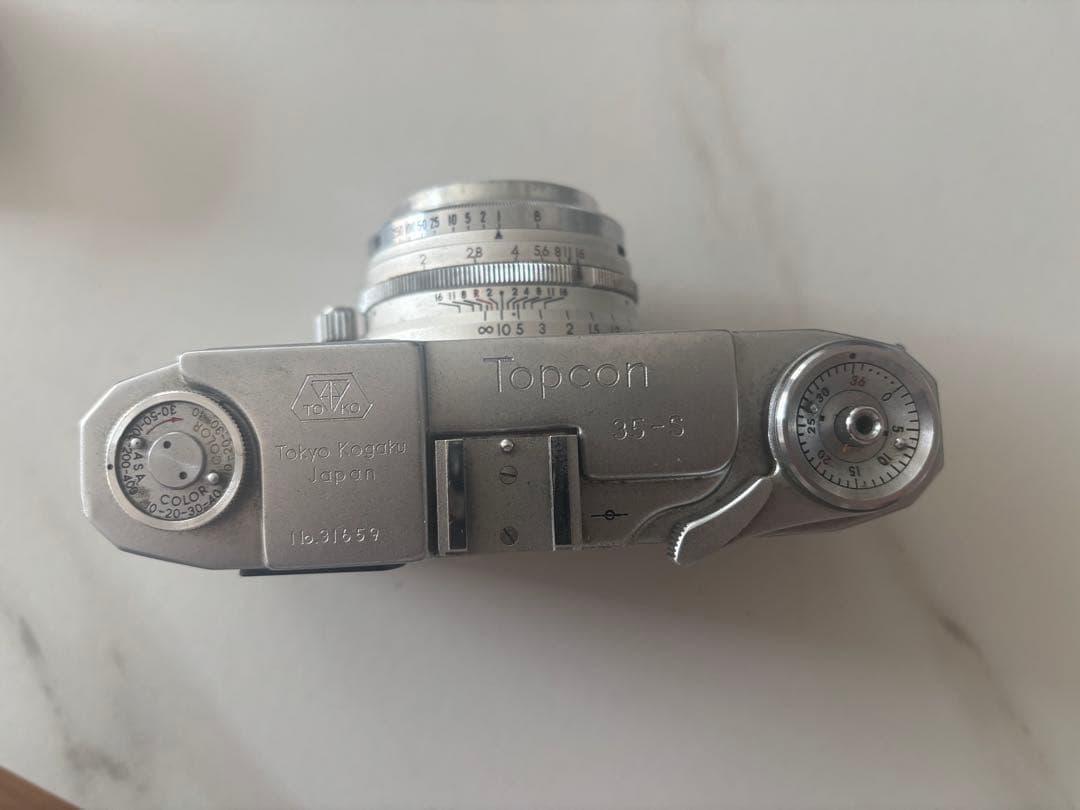 TOPCON35-S 東京光学　レンジファインダーカメラ　ケースあり　昭和レトロ