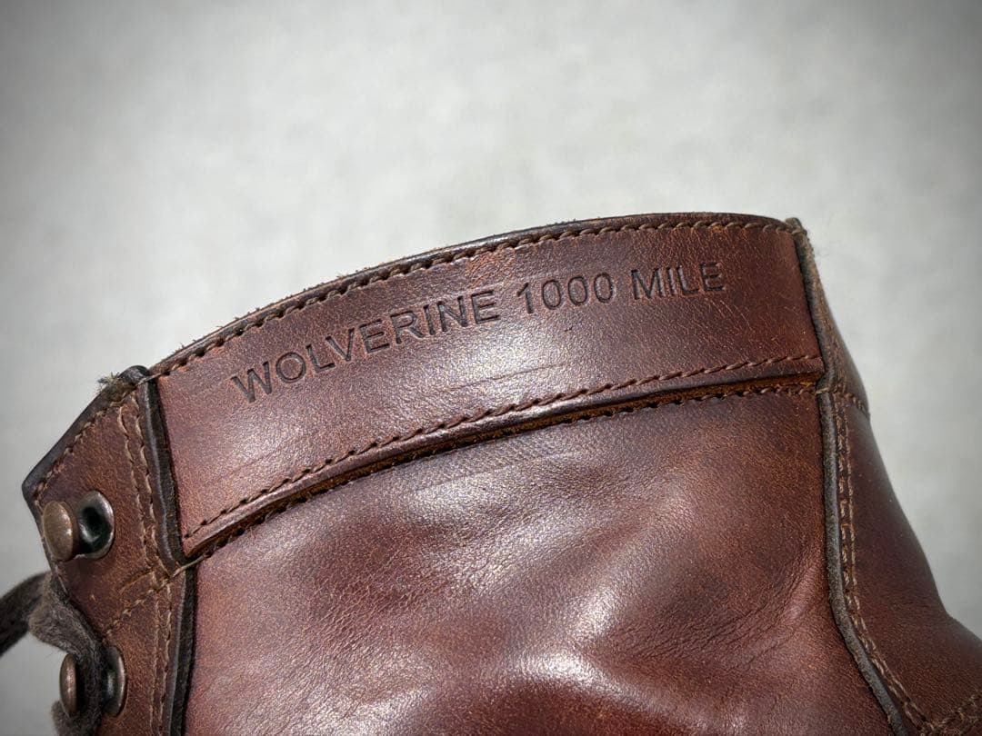 USA製WOLVERINE 1000マイルブーツ◆ホーウィン社レザー10.5D