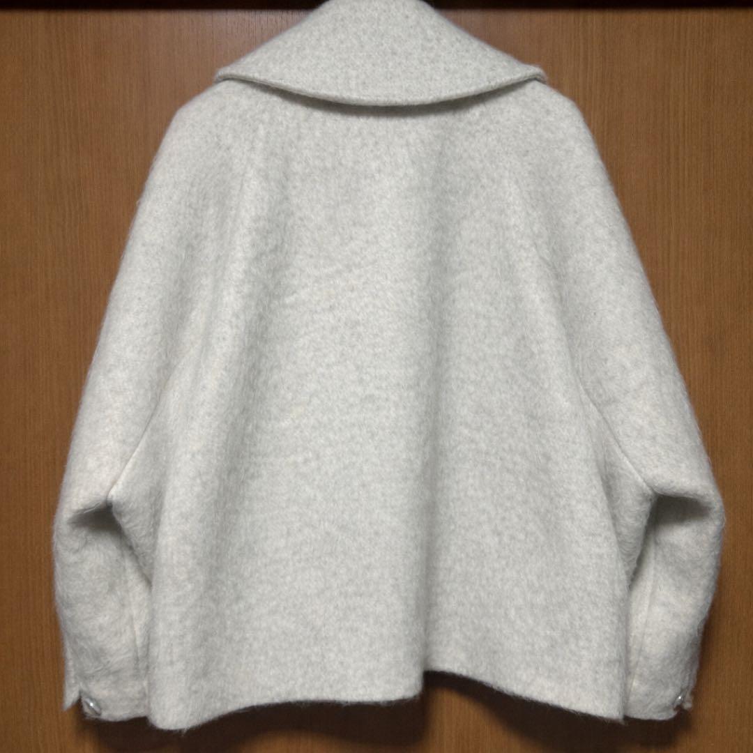 【アウター総選挙1位】VIS ビックカラーモモンガシャギーショートコート