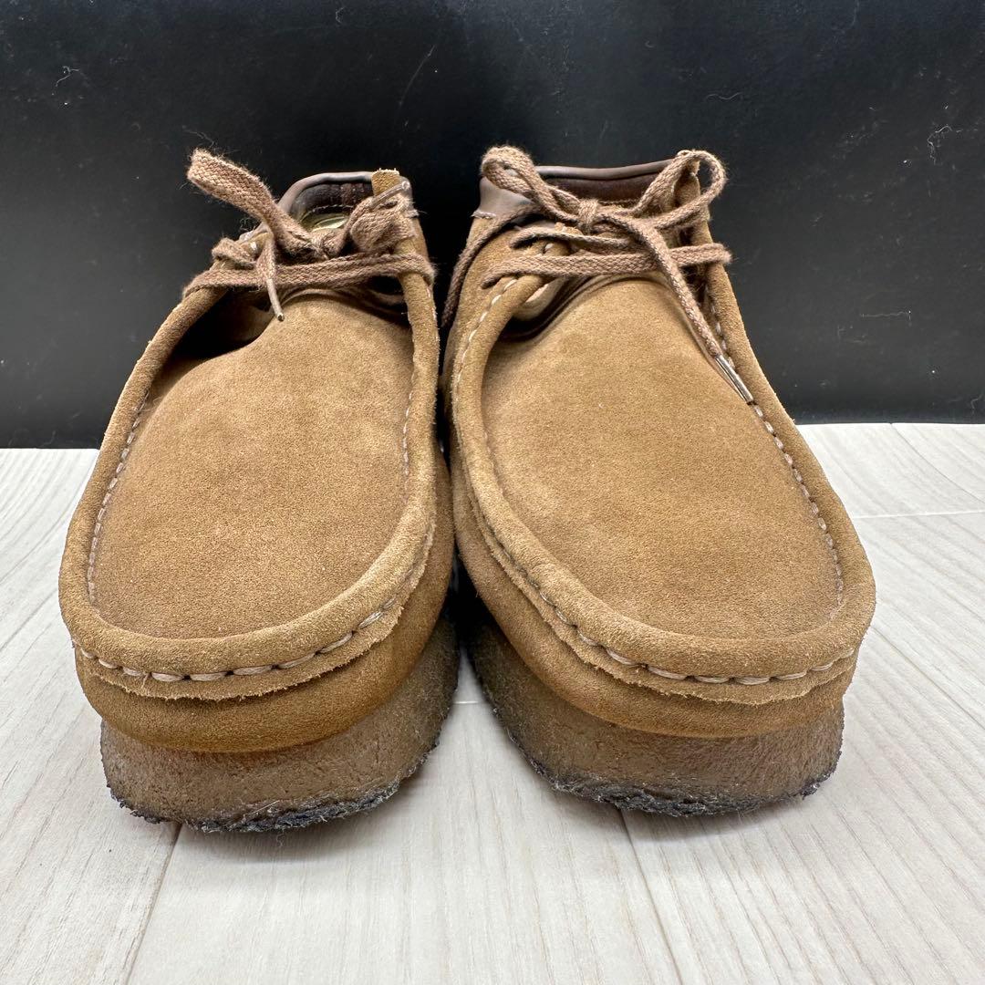 美品【CLARKS】クラークス ワラビー ブラウン wallabee