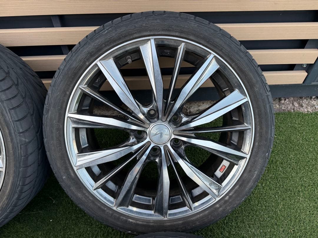 225/40ZR18 ウェッズレオニス 114.3 5穴 ノーマルタイヤ