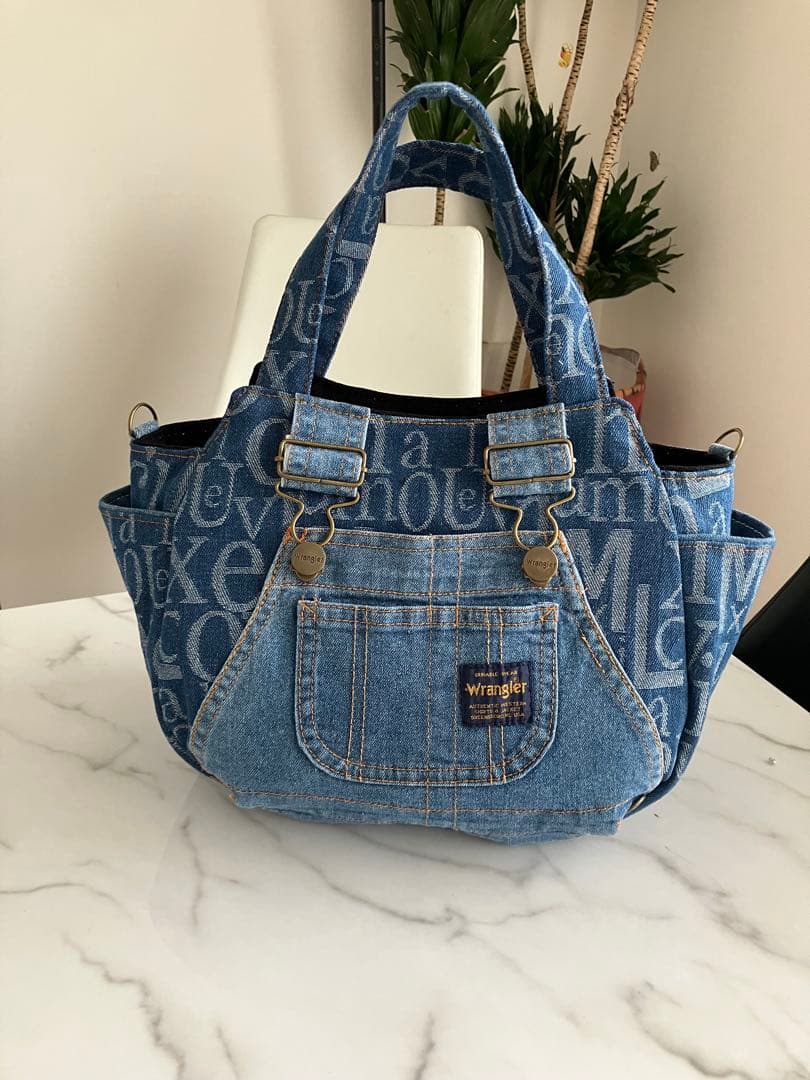 889 あいみょん♡大きめ　デニムリメイクバック　ハンドメイド2点