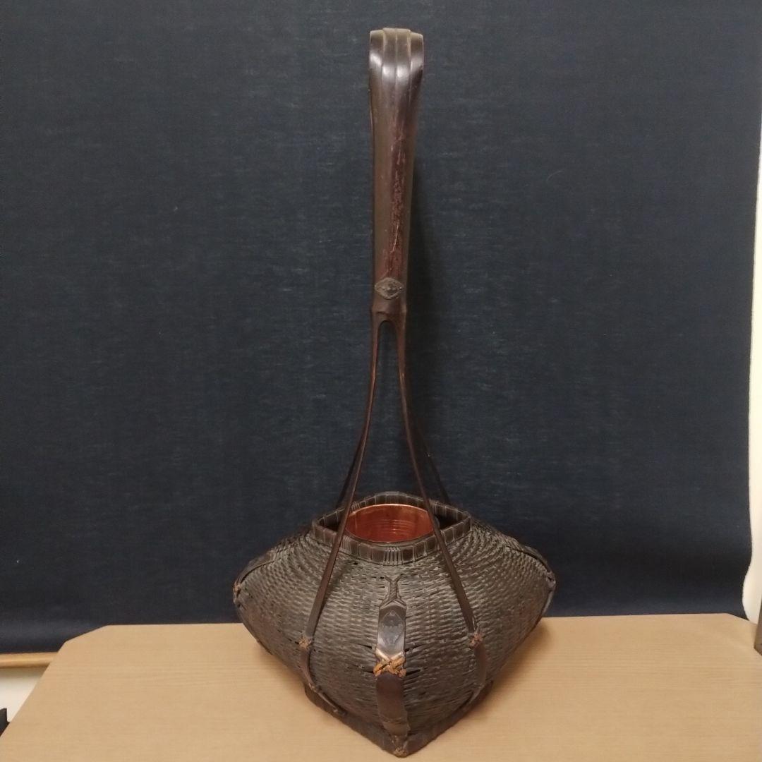 唐物 竹製 花入れ