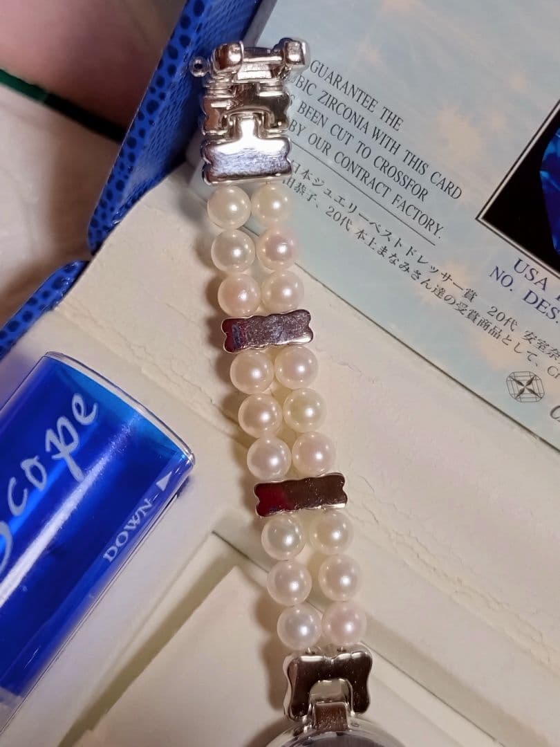 2/1までの限定価格‼️CAMELLIA♥パール腕時計