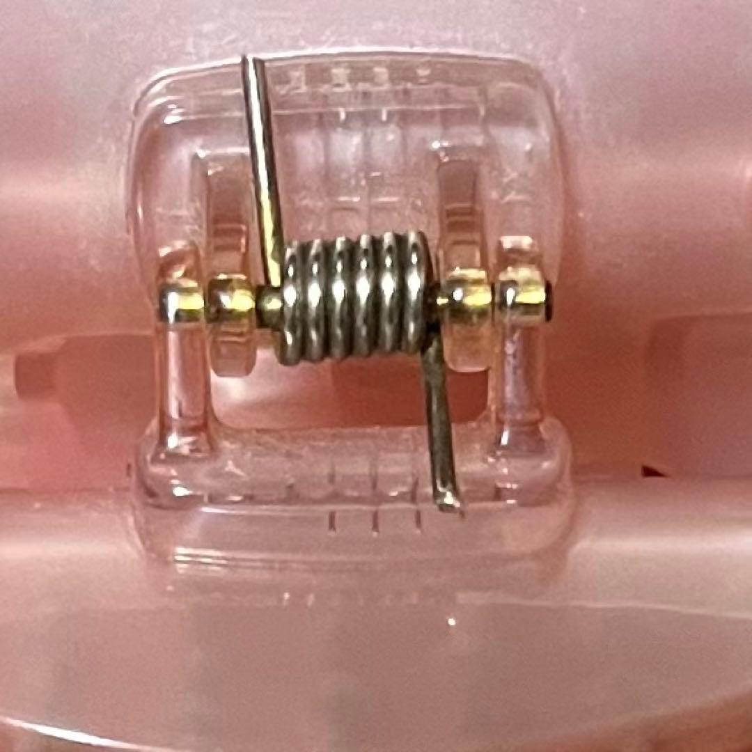 アレクサンドルドゥパリ ヘアクリップ　ラインストーン　ピンク　 L