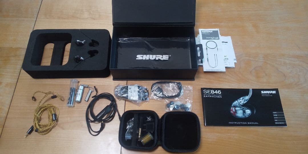 SHURE SE846 おまけ ノブナガラボ胡蝶MMCX2.5mm付き 別売り可