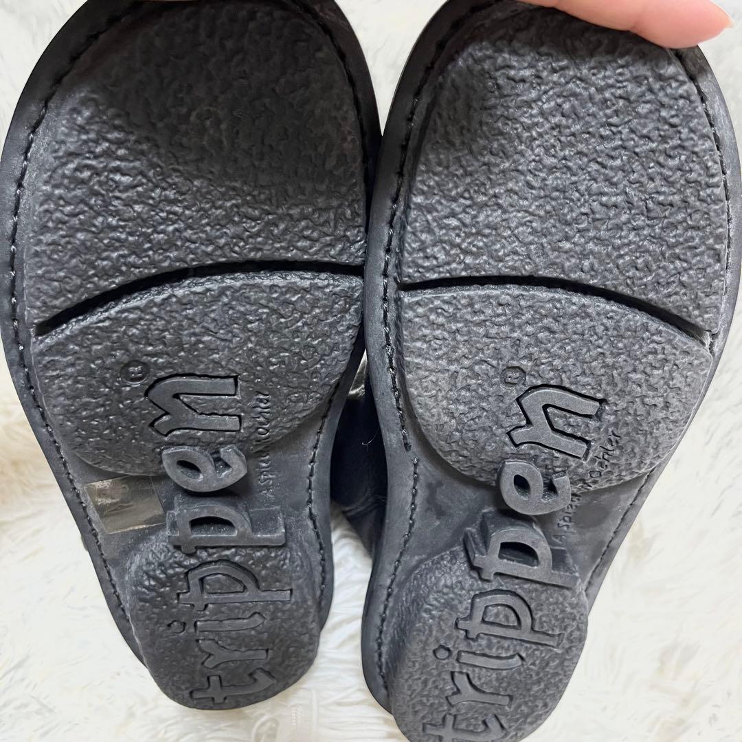 未使用級 trippen トリッペン Bomb ボム ブーツ　レザー ブラック