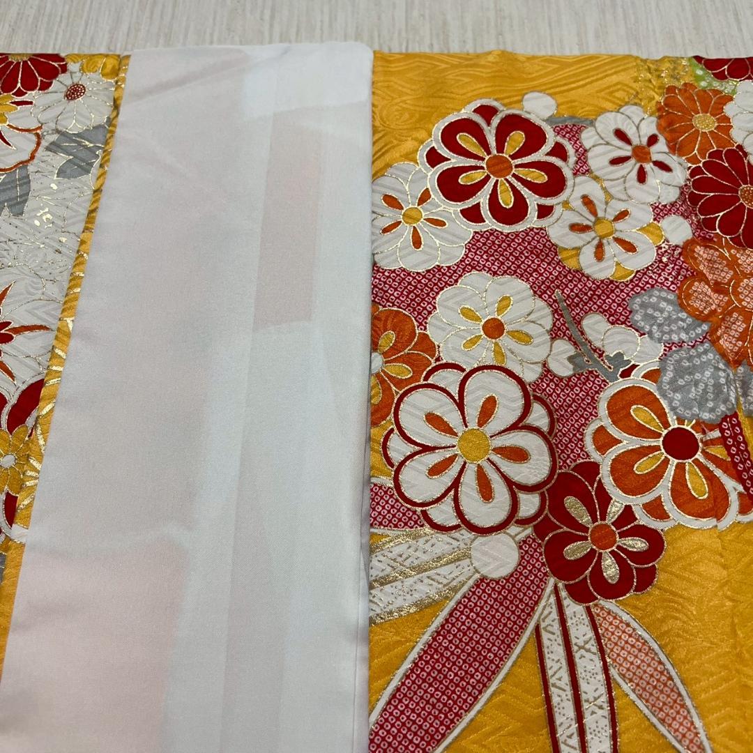 KJ2519 振袖 身丈169.5cm 正絹 着物 成人式 トールサイズ