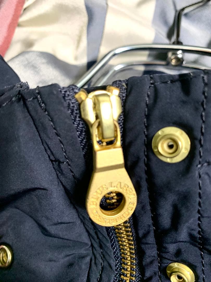 ブルーレーベルクレストブリッジ モッズコート ノバチェック フード Mサイズ