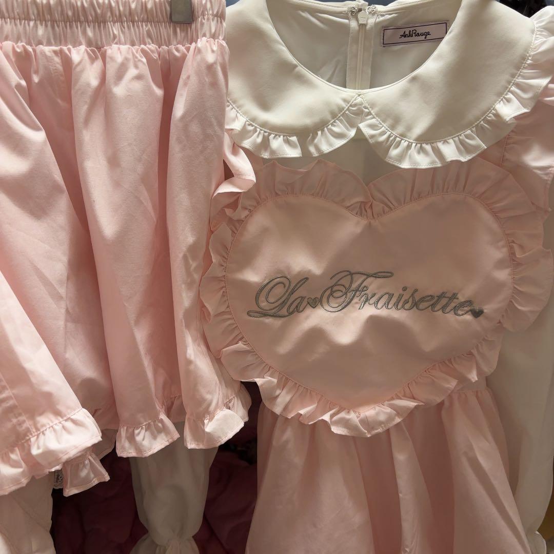 Ank Rouge ハートエプロンセットアップ