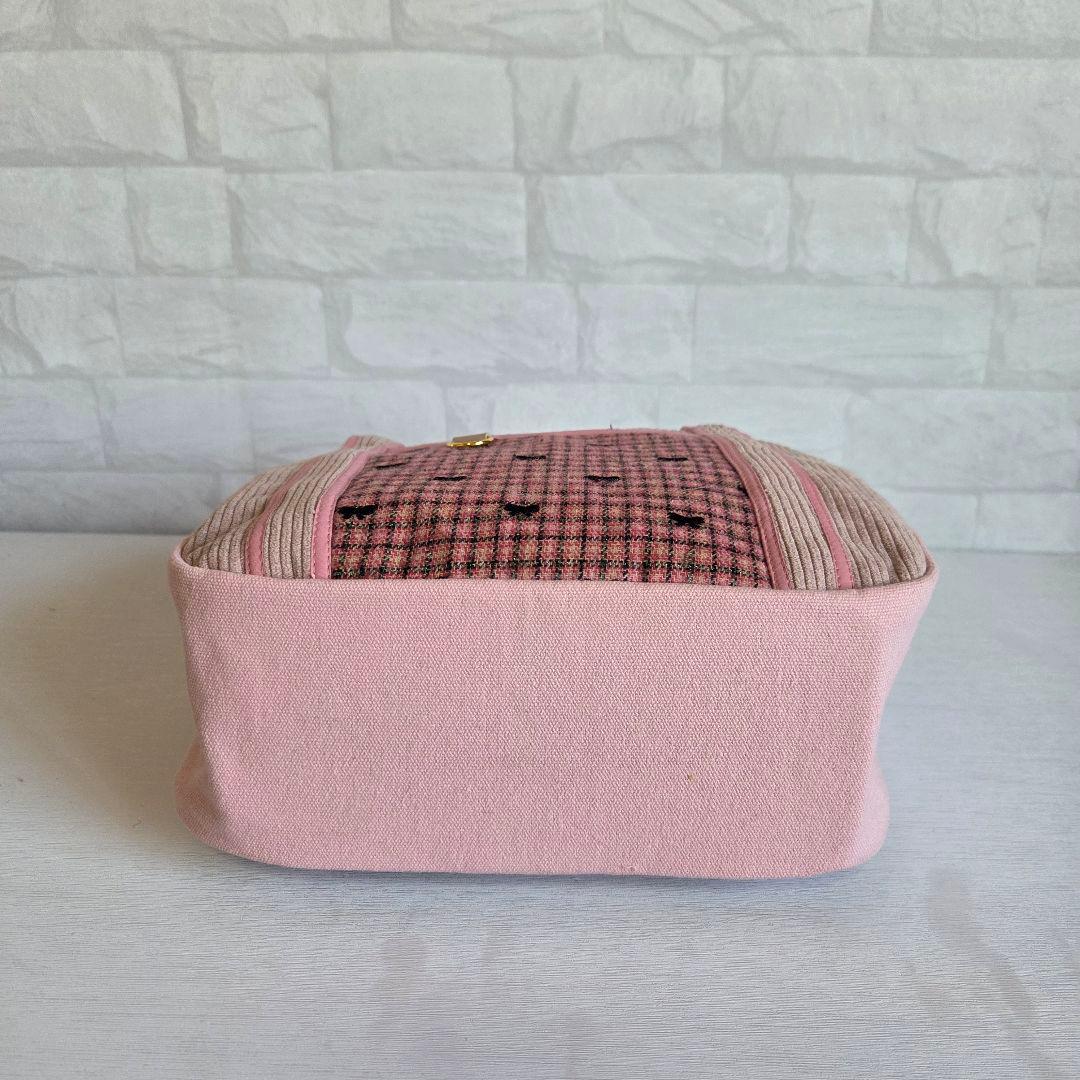 JUNE様　丸型ボストンバッグ　コーディロイ　　ハンドメイド