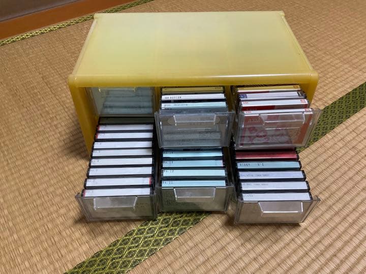 1990年〜2000年頃　カセットテープ49本　8cm CD ジャンク