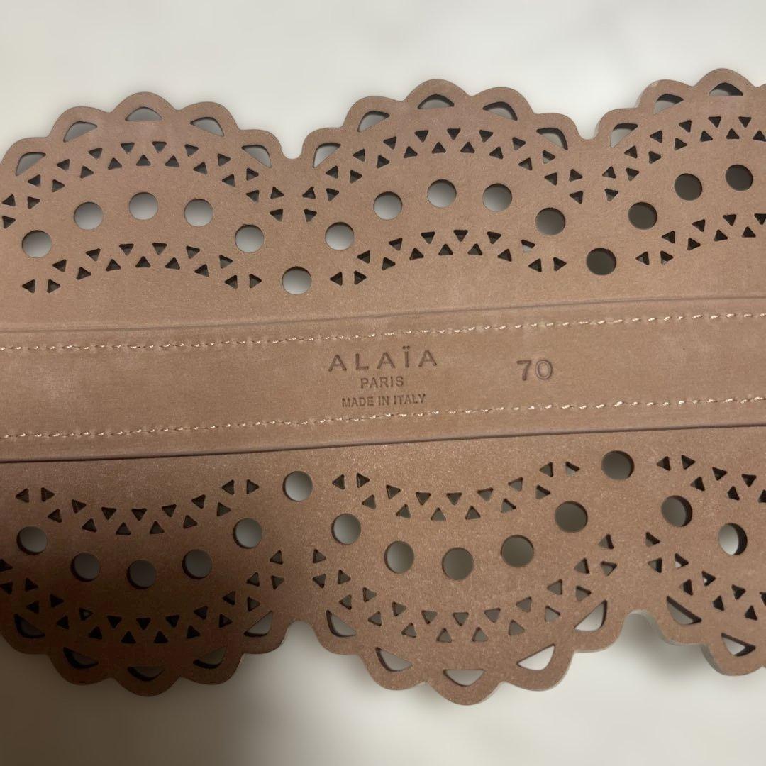ALAIA レーザーカットベルト サイズ70