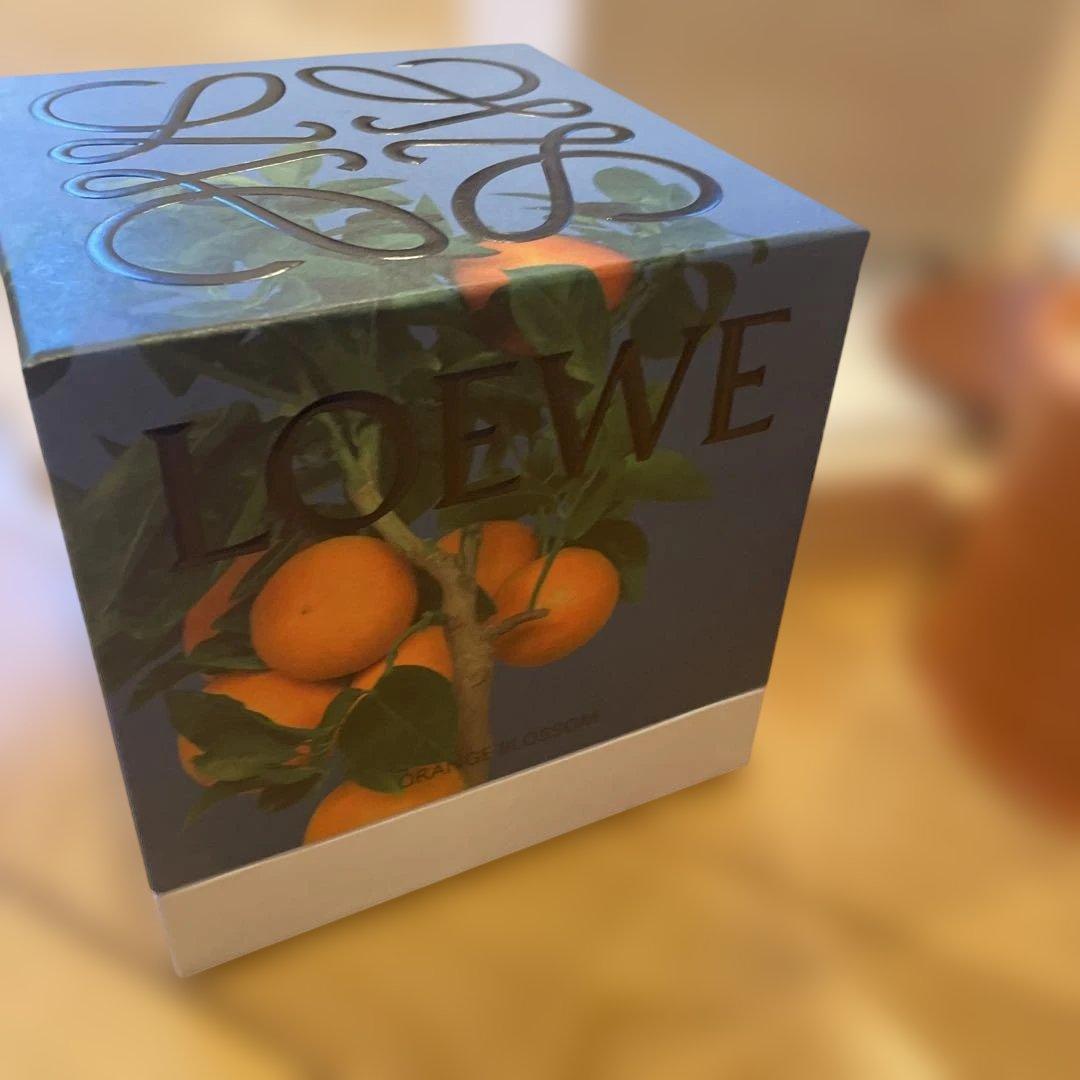 LOEWE アロマキャンドル 木製ボックス付き