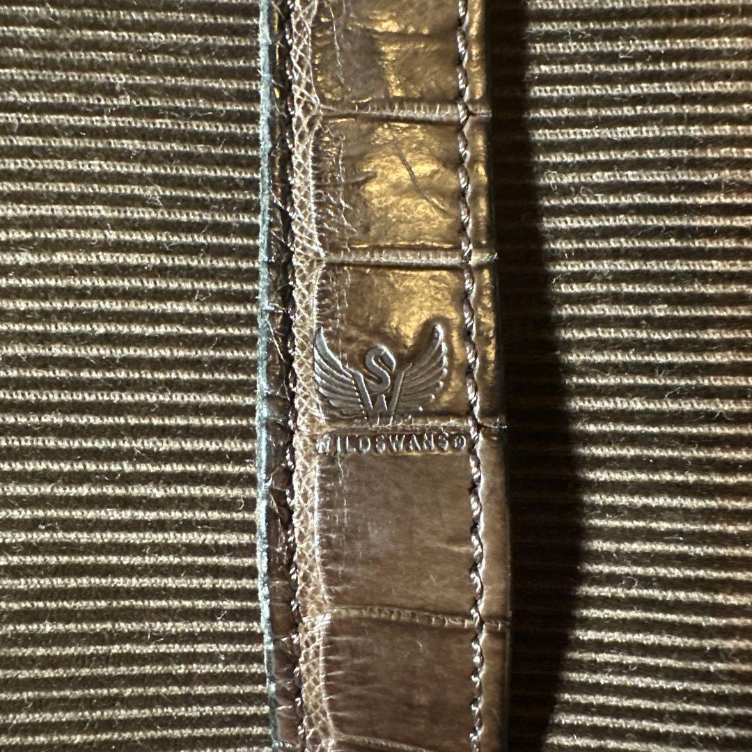 【美品】ワイルドスワンズ ブランチ キーホルダー クロコダイル×サドルプルアップ