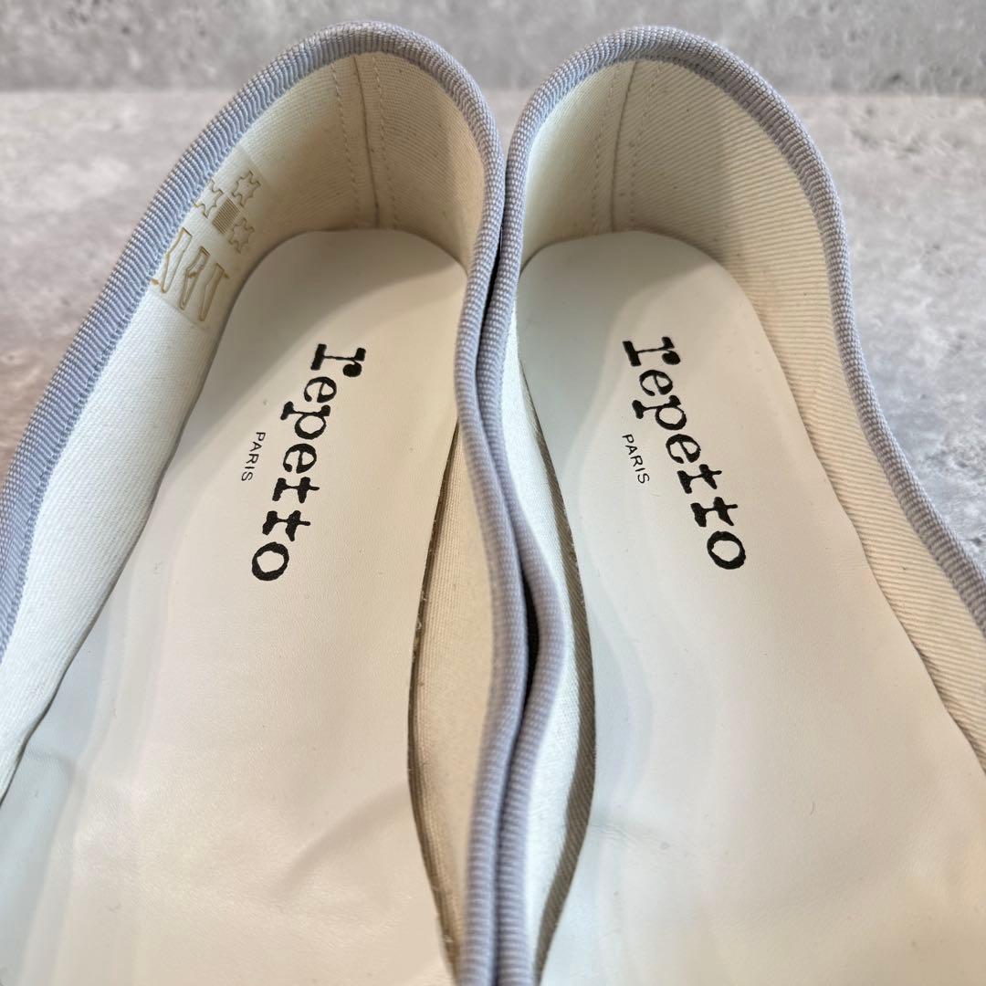 美品✨ Repetto Camille バレエリーナ 36 1/2 シルバー