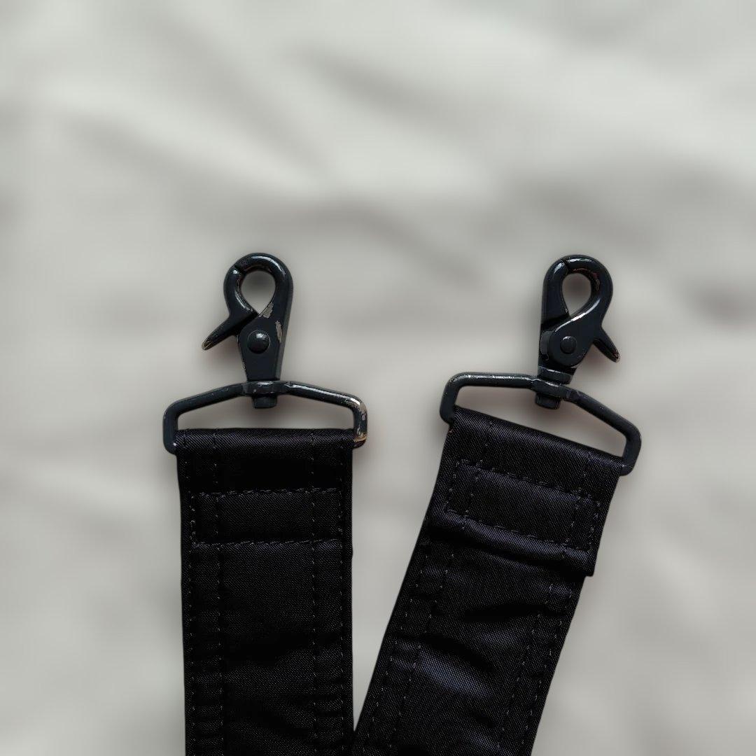 ポータータンカー　2Wayバック 黒 ナイロン バッグ ジッパー付き