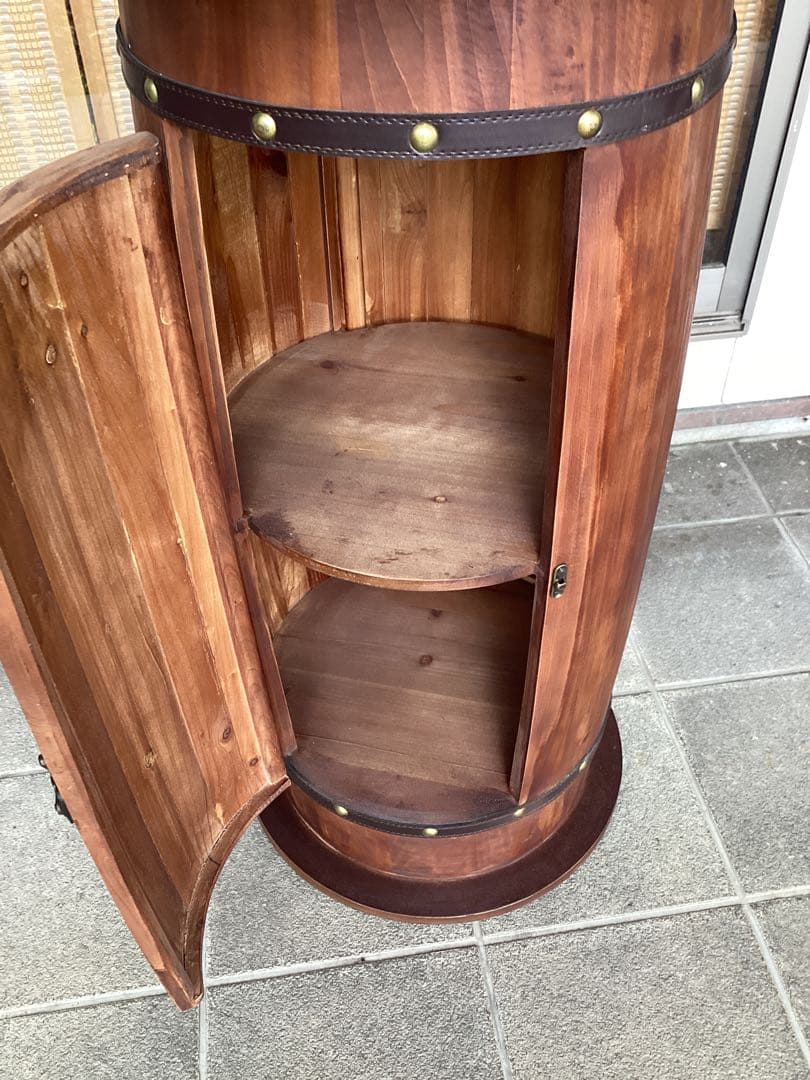 [ pumpkins　]カウンター　テーブル　樽型　バーキャビネット