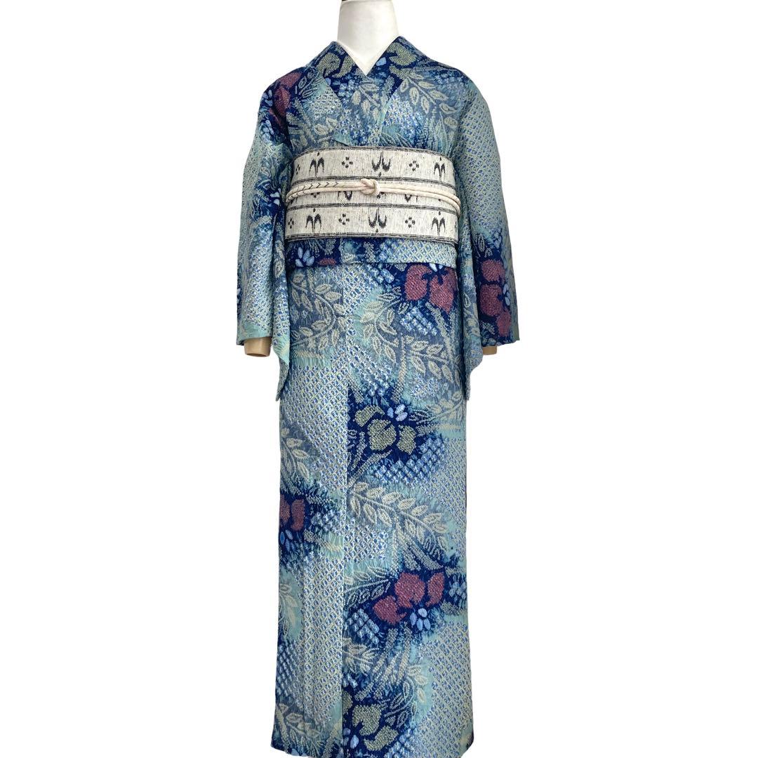 ★yuiです★お洒落　身丈157 有松絞り　絞り染め　絞り浴衣　NO48