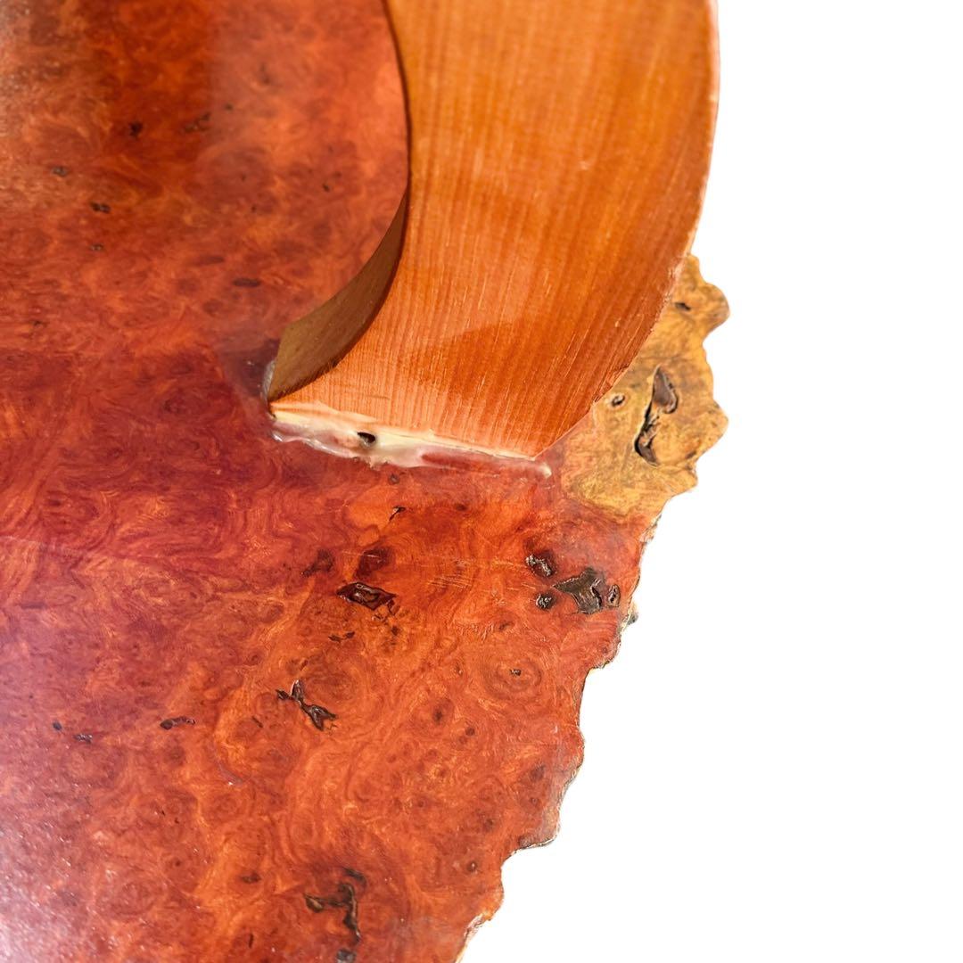 KZ014 花梨材 瘤玉　一枚板　座卓　唐木　ローテー ブル リビングテーブル