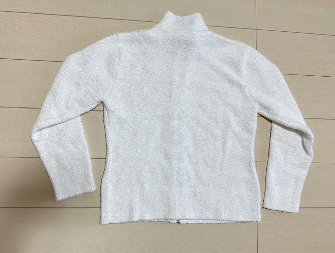 kashwére ホワイト ジップアップ 部屋着　ルームウェア新品未使用タグ付き