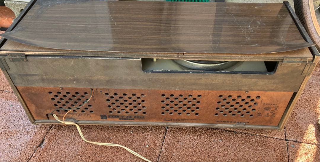 ナショナル Stereo ラジオ レコードプレーヤー真空管SE-1300