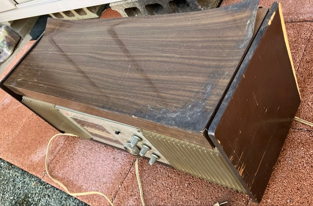 ナショナル Stereo ラジオ レコードプレーヤー真空管SE-1300