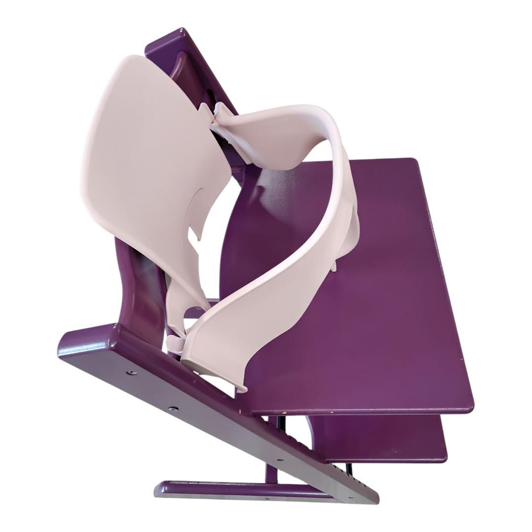 ストッケ ベビーチェア トリップトラップ STOKKE パープル S/N5