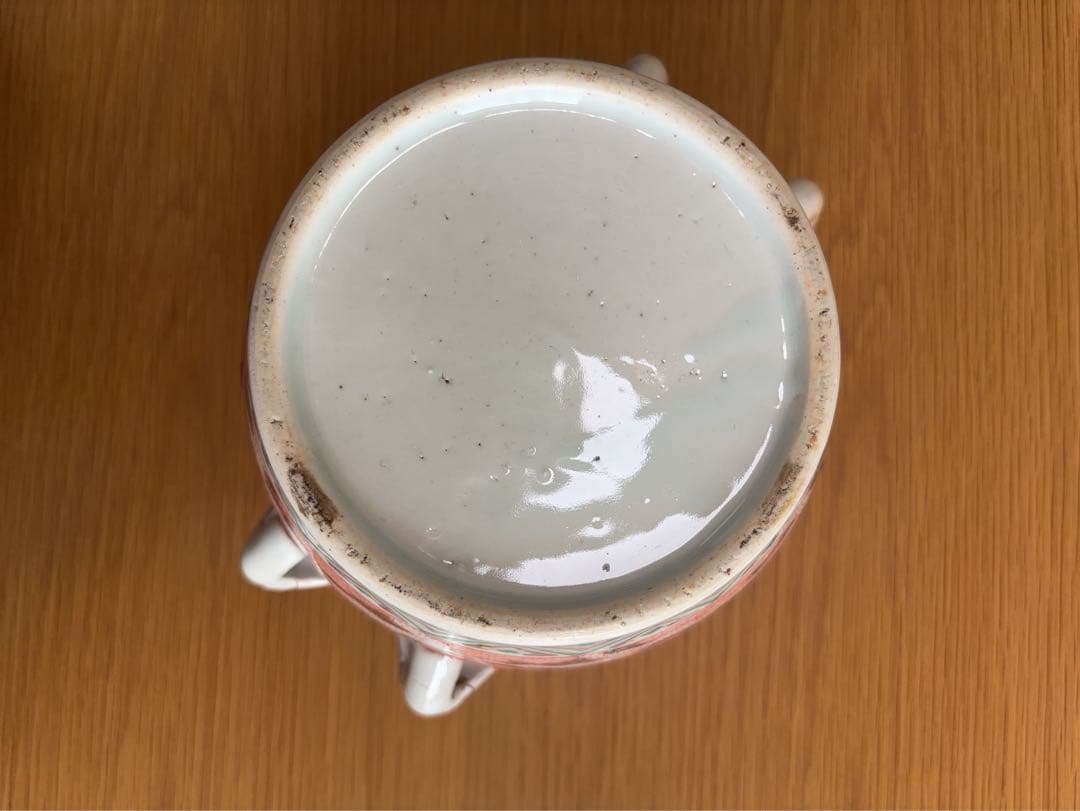 古伊万里盛期獅子耳水指 茶道具 水指 陶磁器 時代 陶芸