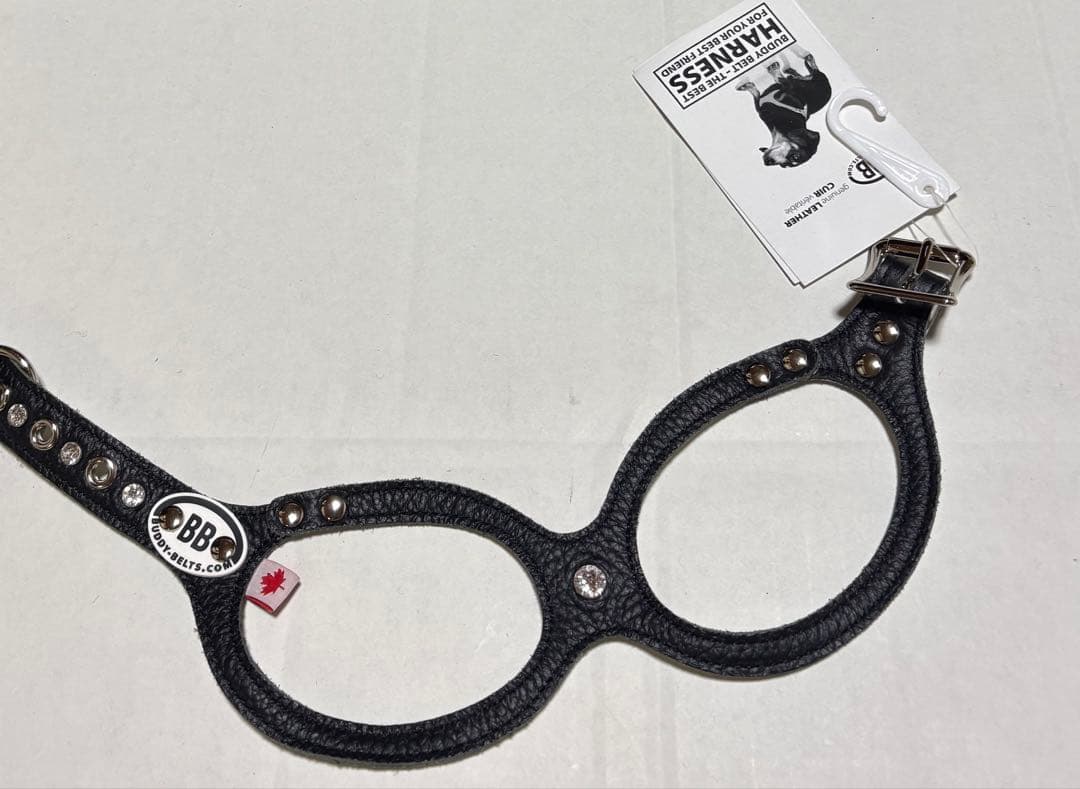 バディベルト「BLACK）2,5号リードセット スワロフスキー付