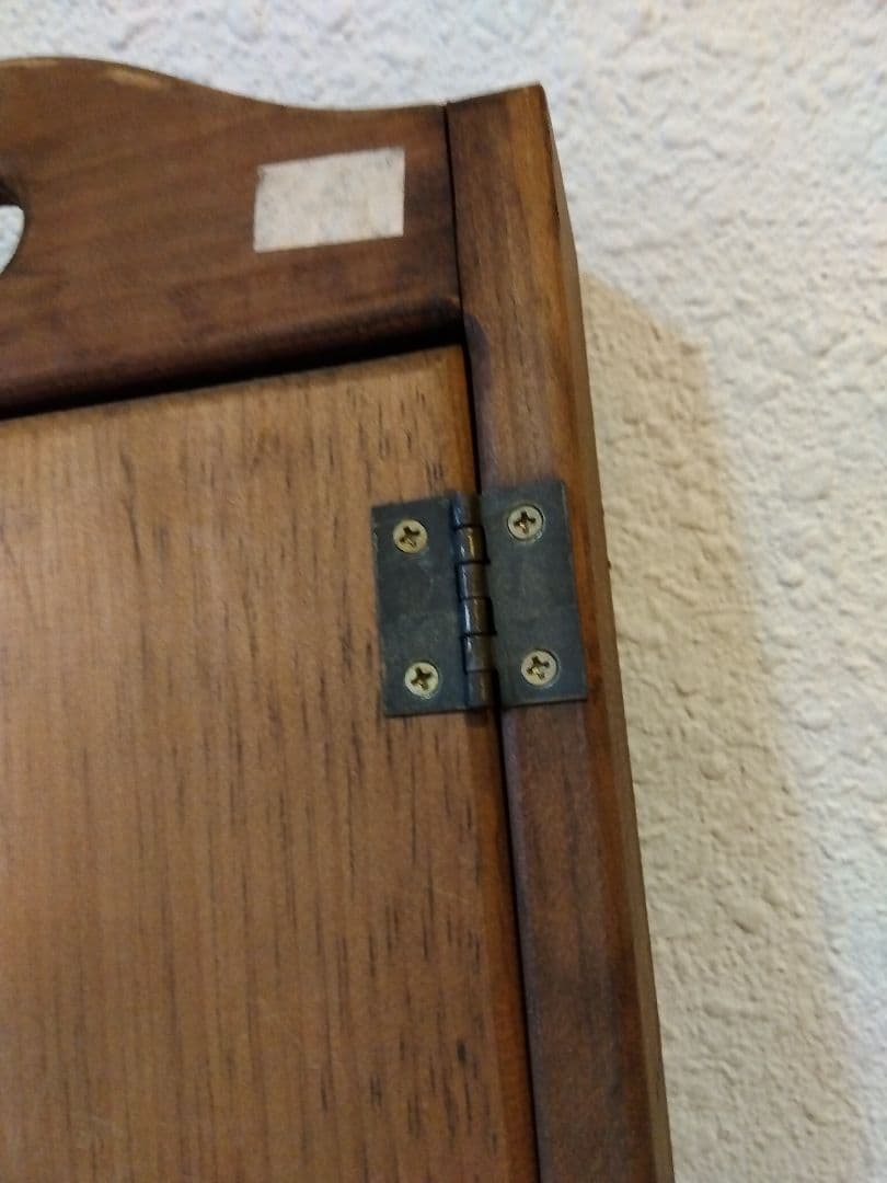 カントリー　ウォールシェルフ　ヴィンテージシェルフ　扉付