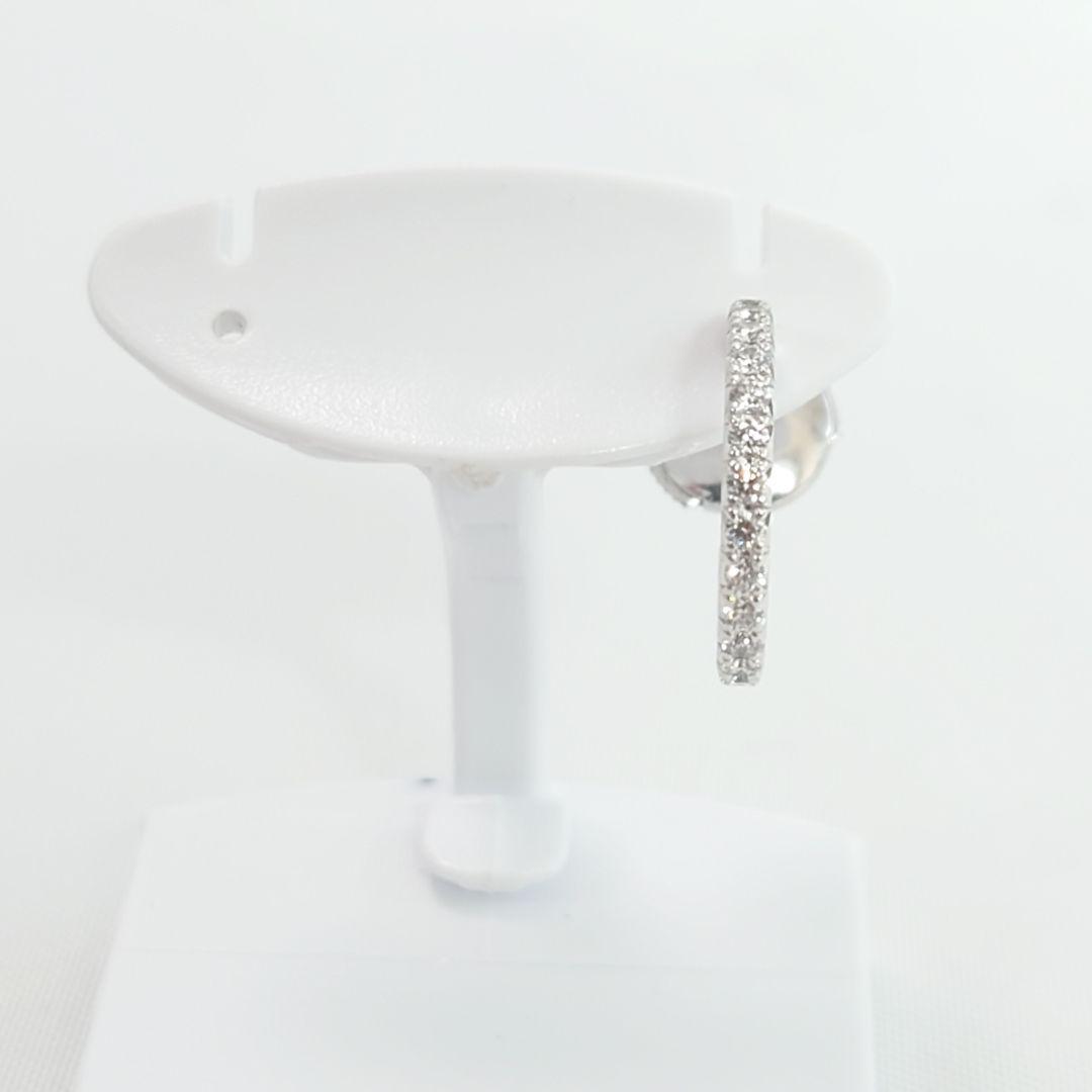 【美品】ティファニー メトロ フープピアス スモール 片耳用 5609