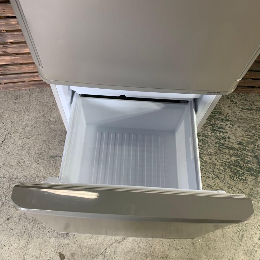 I667\" SHARP 350L 3ドア冷蔵庫 SJ-W352C-N 17年製