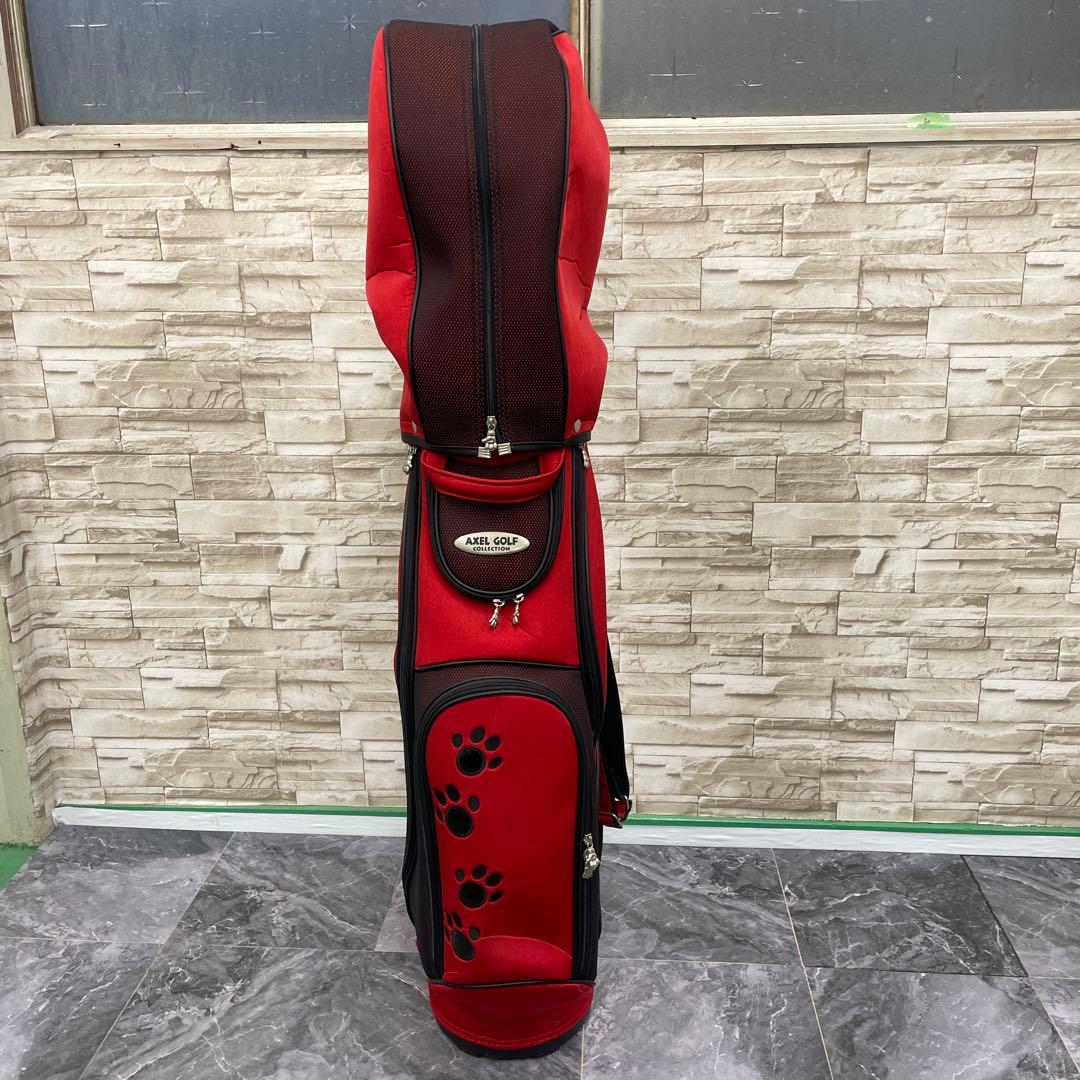 【美品】AXEL ゴルフバッグ、クラブ