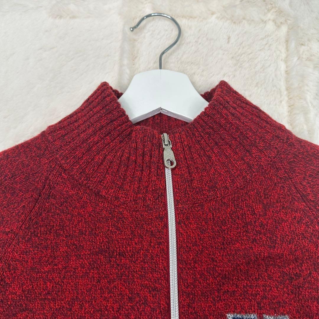 ✨希少✨MARK & LONA スカルロゴ ジップアップ ニット L