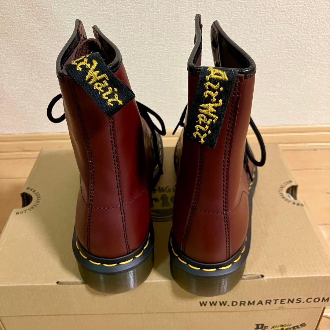 美品 ドクターマーチン 1460 チェリーレッド 8ホール UK6
