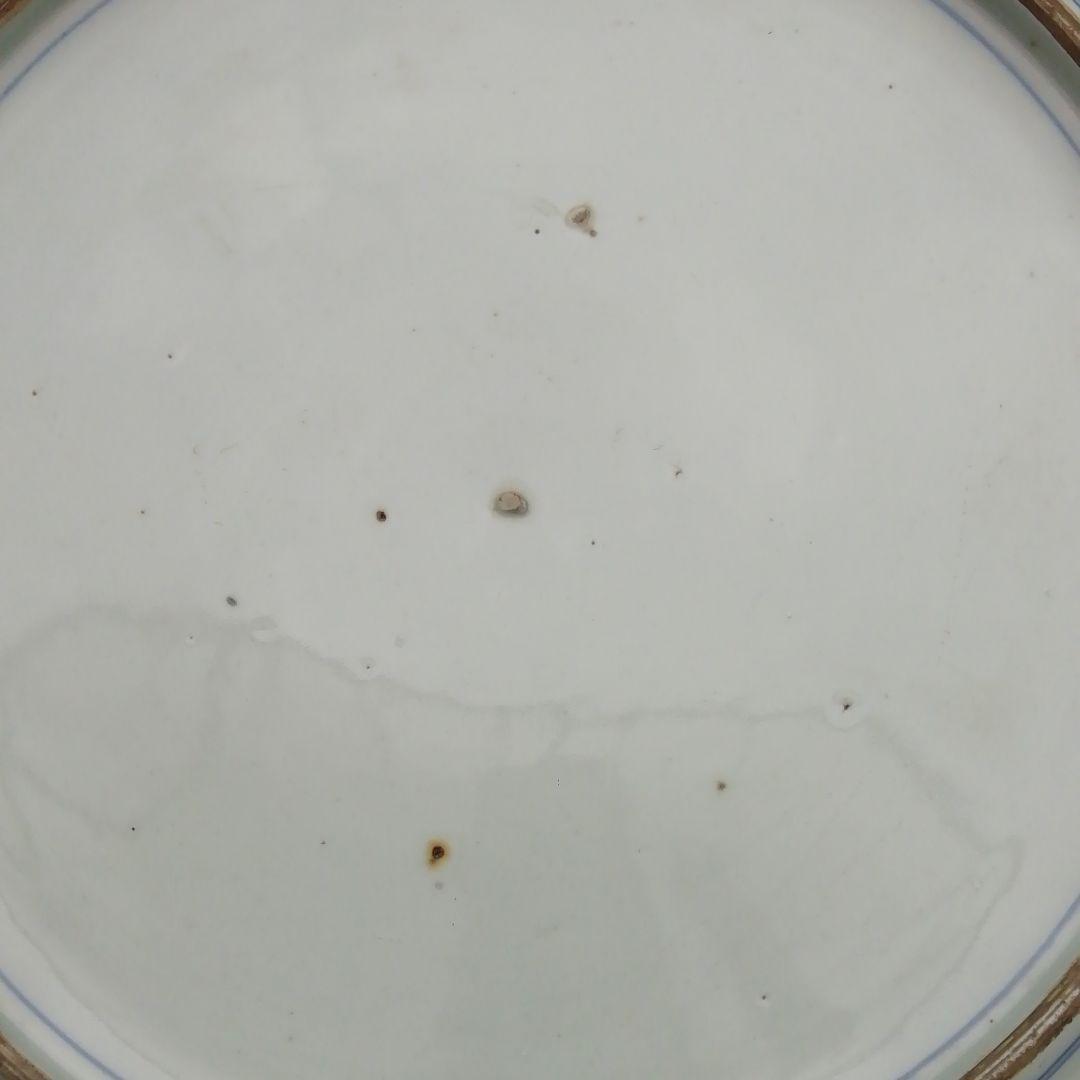 古伊万里色絵美人画大皿