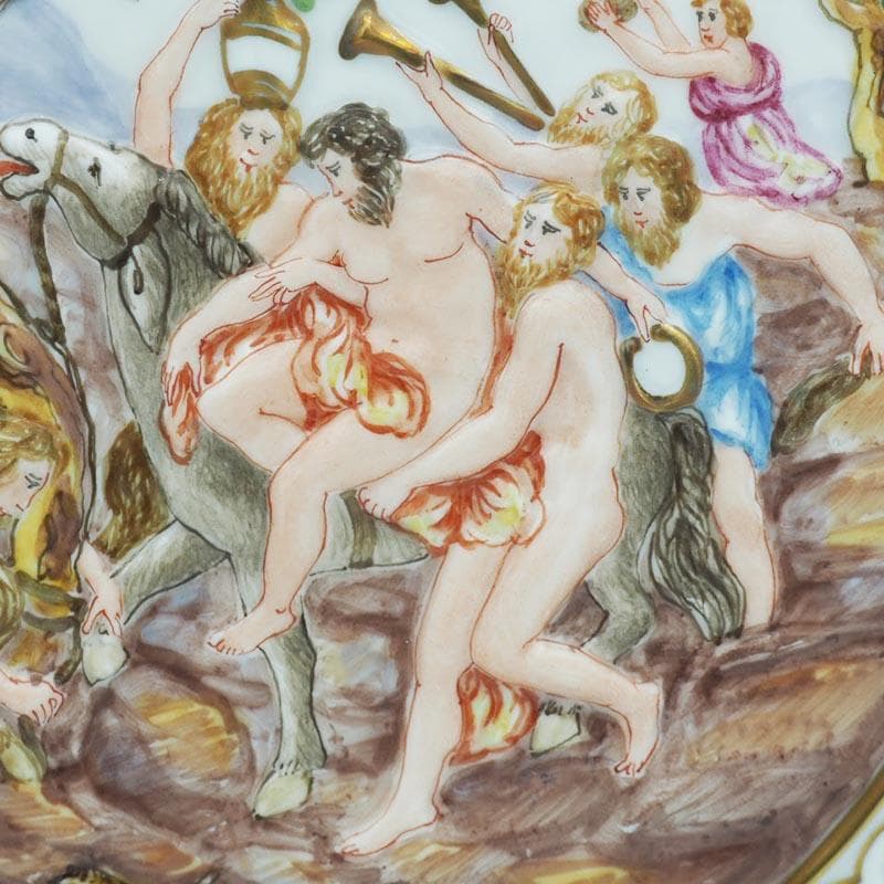 リチャードジノリ カポディモンテ プレート 22cm カラーレリーフ #5