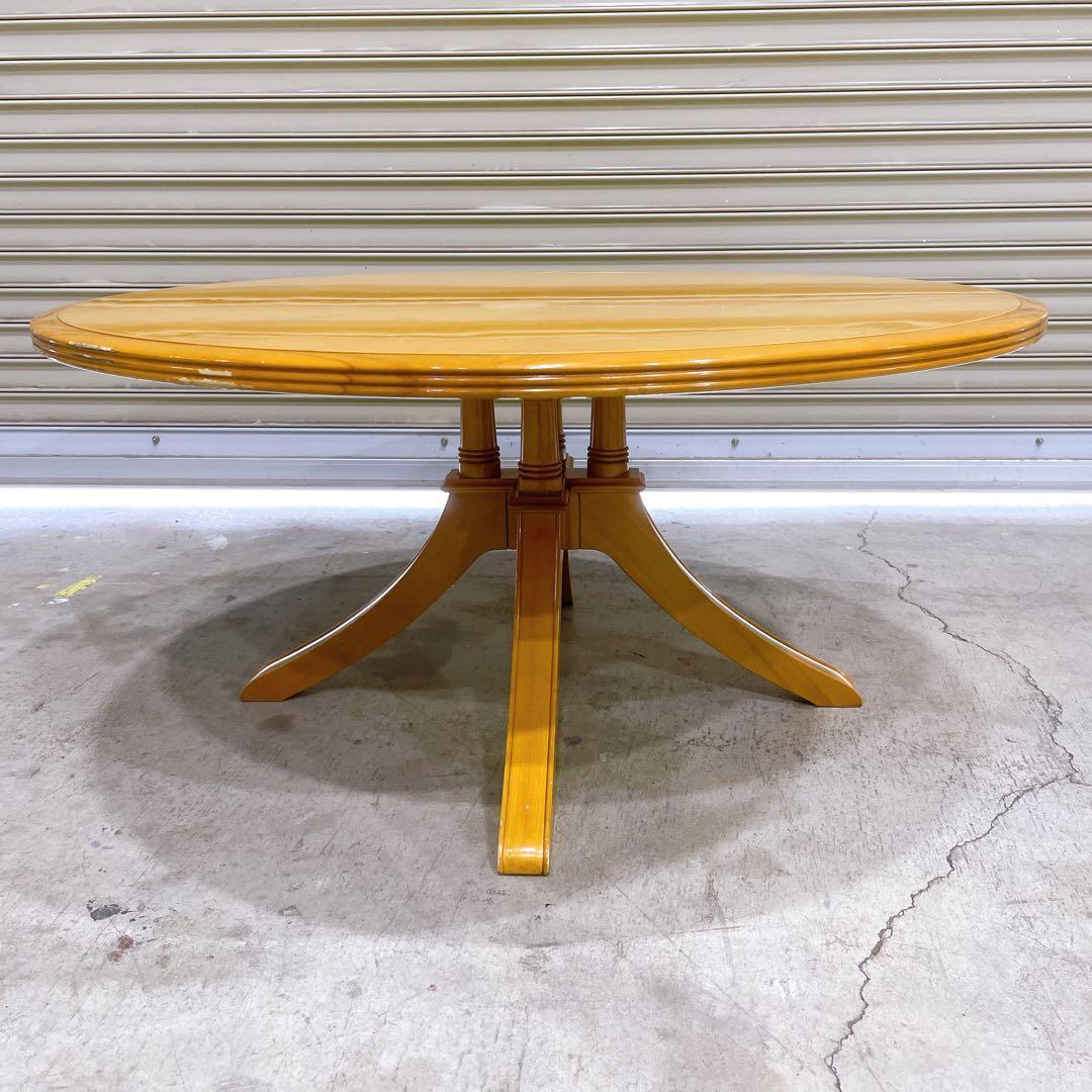 【送料込】モリシゲ家具 フローラ センターテーブル ローテーブル 4本支柱①