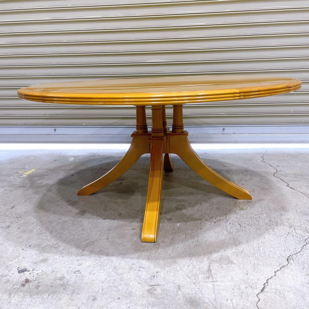 【送料込】モリシゲ家具 フローラ センターテーブル ローテーブル 4本支柱①