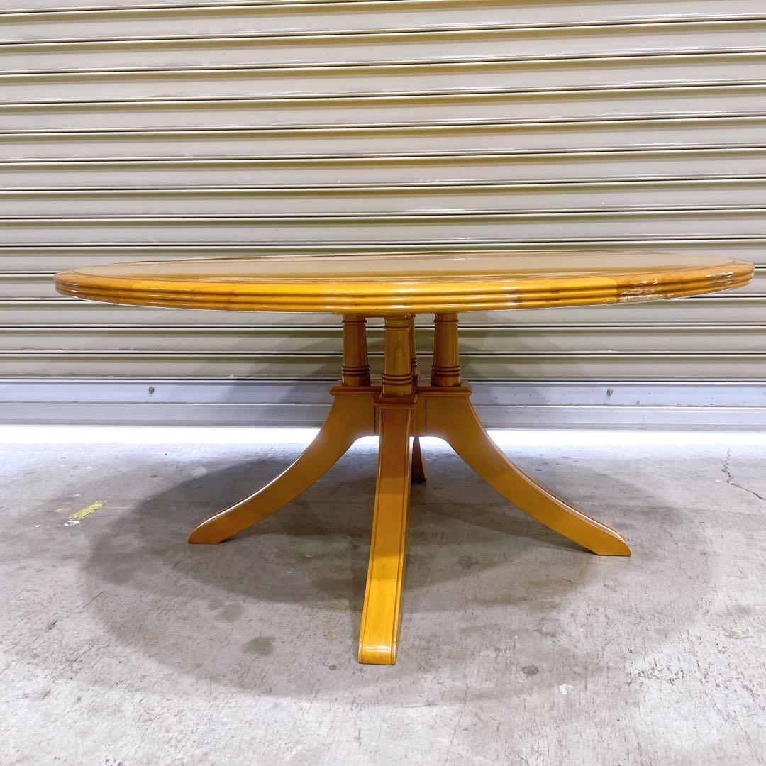 【送料込】モリシゲ家具 フローラ センターテーブル ローテーブル 4本支柱①