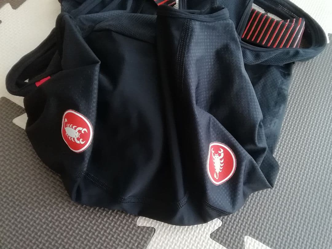 Castelli competizone bib black Sサイズ