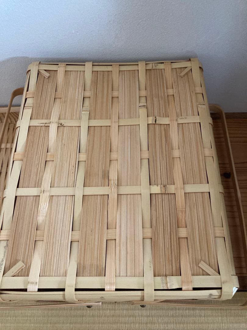 国内産✴︎竹籠　バスケット　大分県別府市