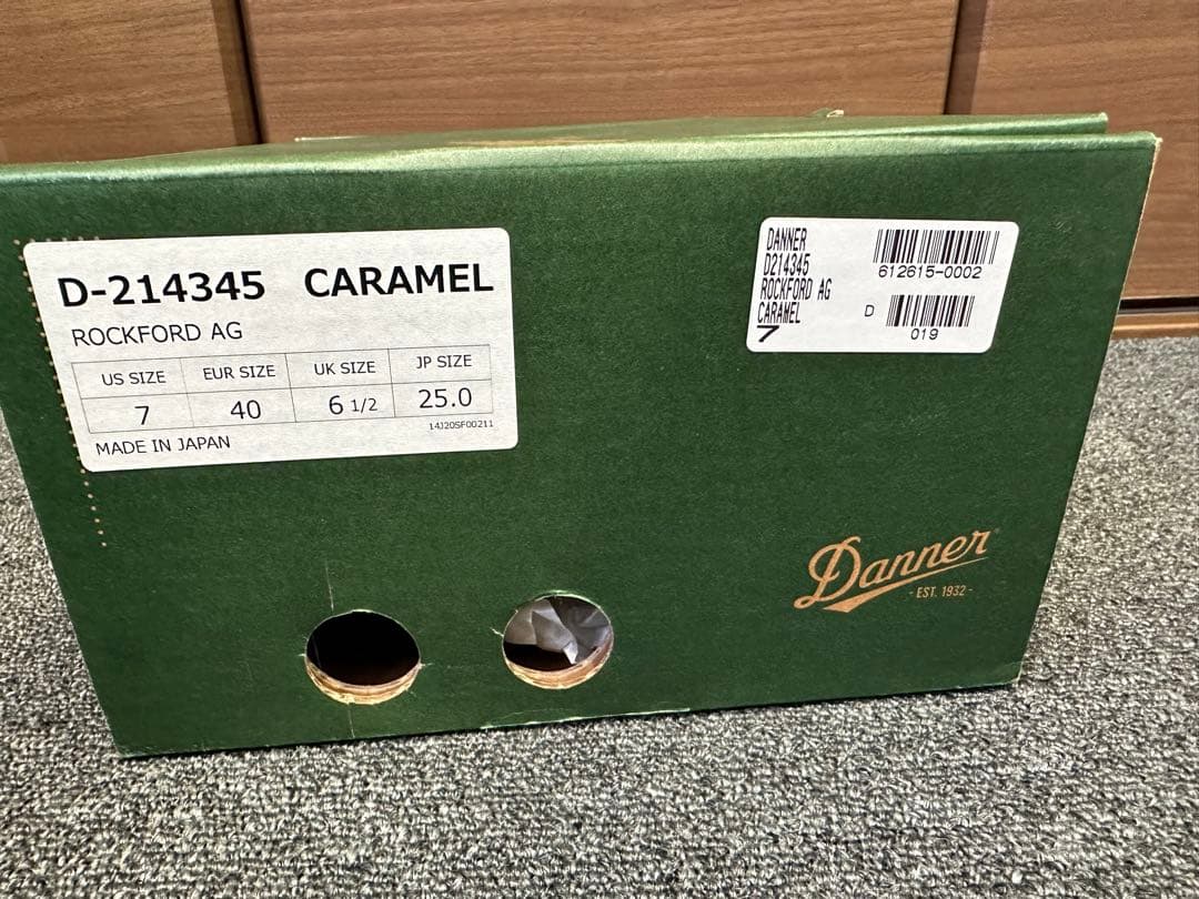 ダナー　ROCKFORD AG 25cm ビブラム冬底