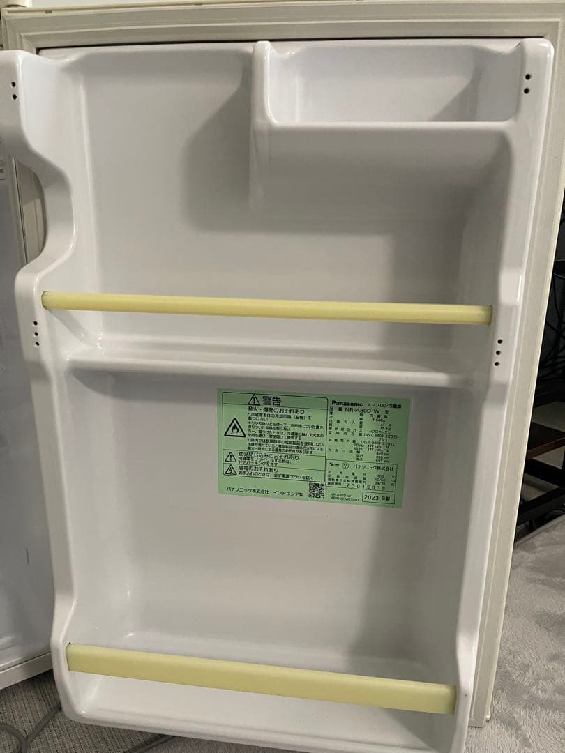 使用２年弱 1ドア冷蔵庫 Panasonic NR-A800-W（ホワイト）