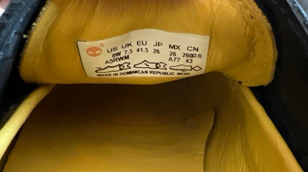 Timberland AUTHENTICS 3EYE ブラック　OVY