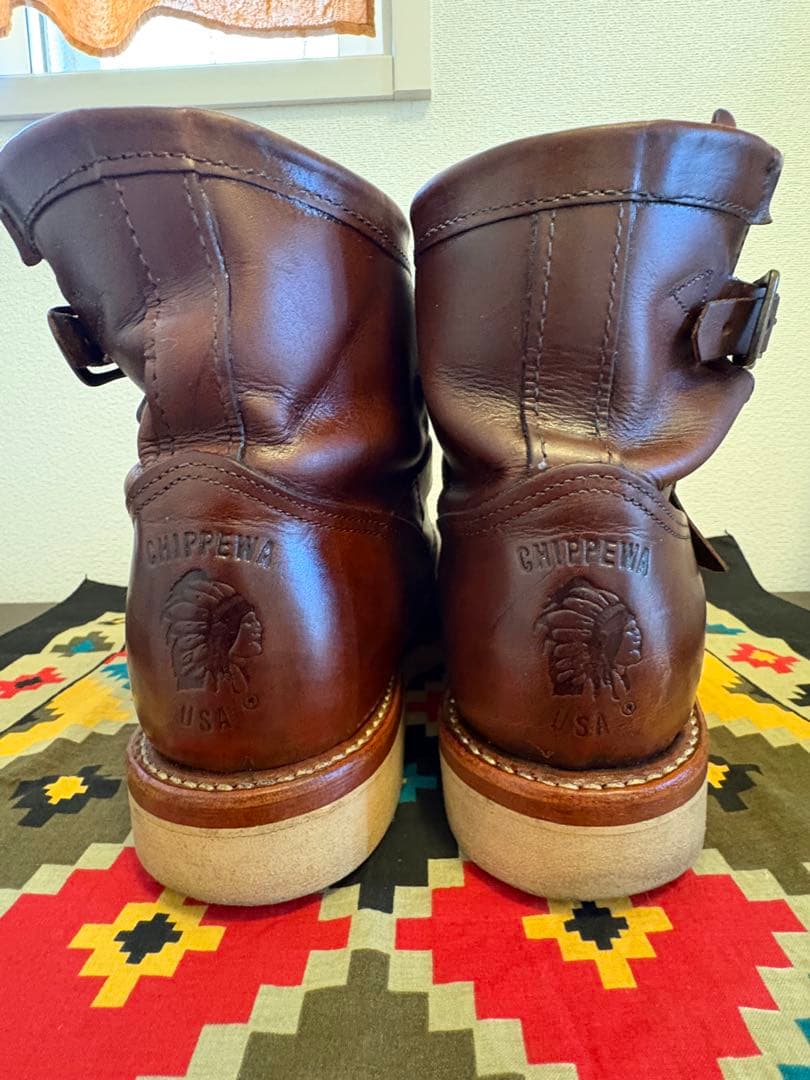 Chippewa チペワ エンジニアブーツ モックトゥ US 9 27cm