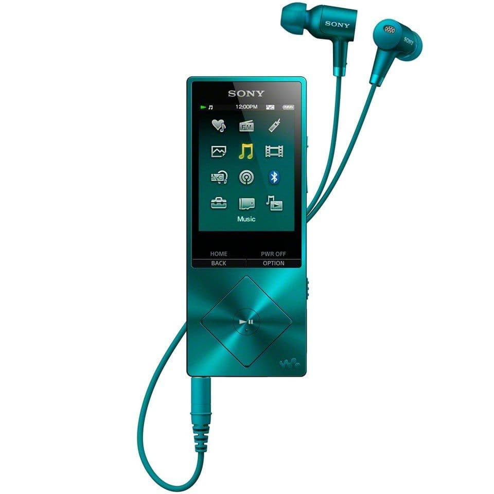 美品＊SONY ソニー ウォークマン NW-A26 ビリジアンブルー ケース付き